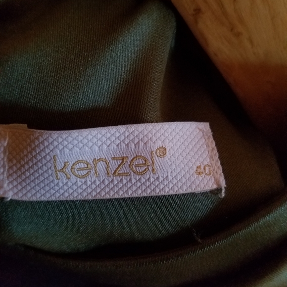 Olive green formal gown - Picture 8 of 10